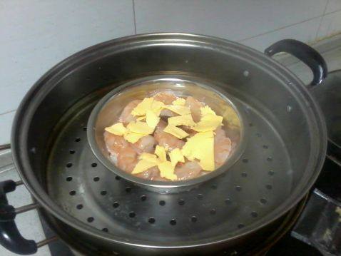 虾仁黄萝卜芝士焗饭步骤6