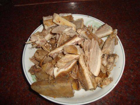 鹅肉炒饭步骤1