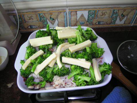 西兰花奶酪焗饭步骤10
