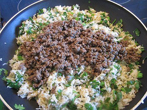 羊肉炒饭步骤8