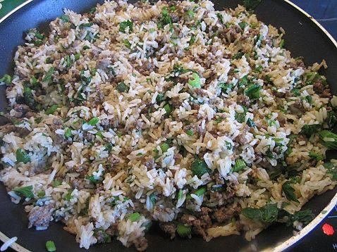 羊肉炒饭步骤9