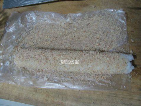 花生香肠饭卷步骤5