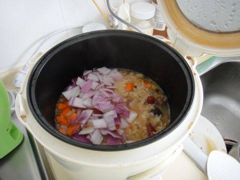 羊排手抓饭步骤5