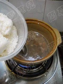 荠菜莲藕烫饭步骤5