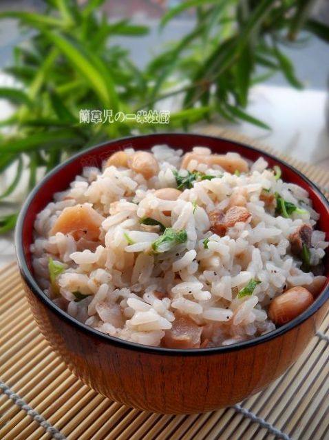 荠菜莲藕烫饭步骤8