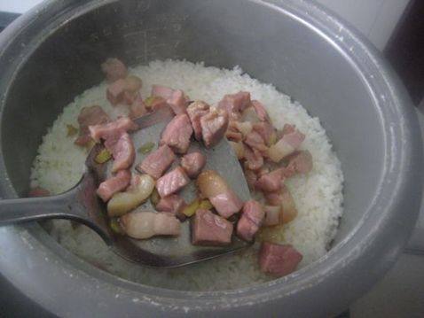 咸肉西葫芦米饭步骤7