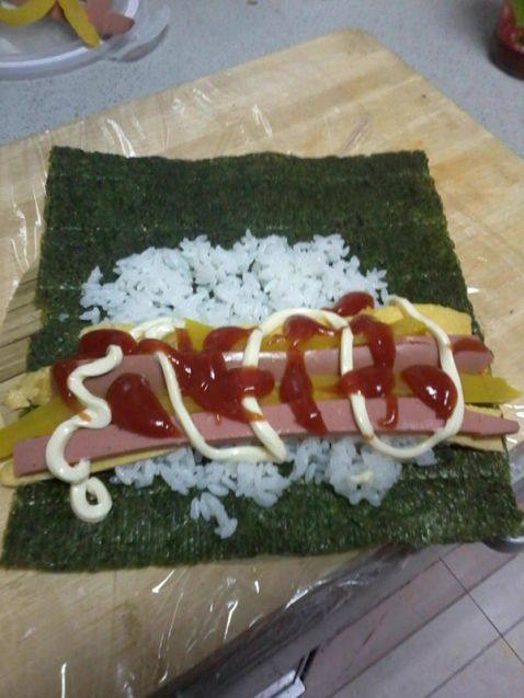 紫菜包饭步骤21