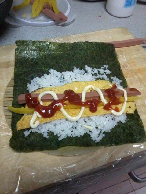 紫菜包饭步骤20