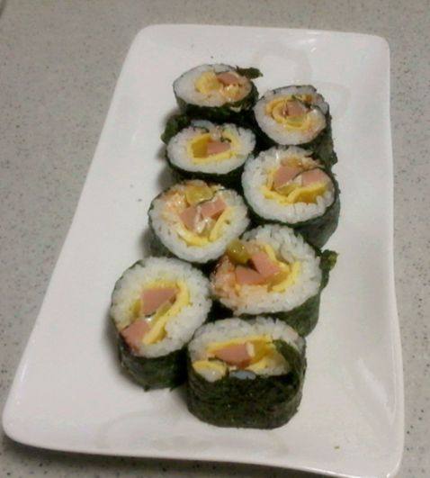紫菜包饭步骤24
