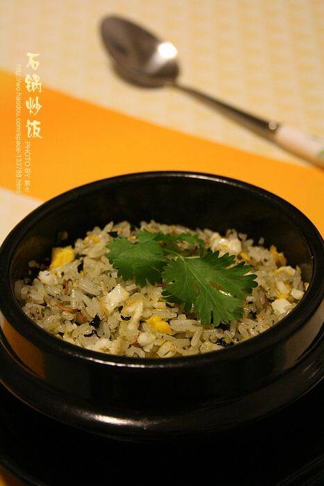 石锅炒饭步骤9