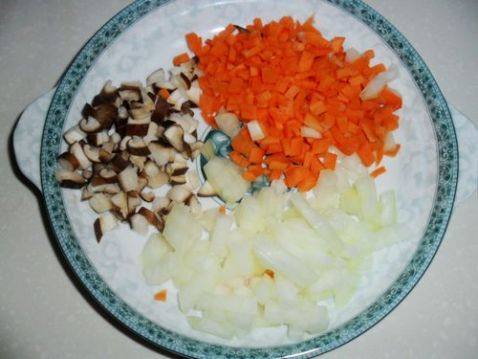 葱香焗饭步骤1