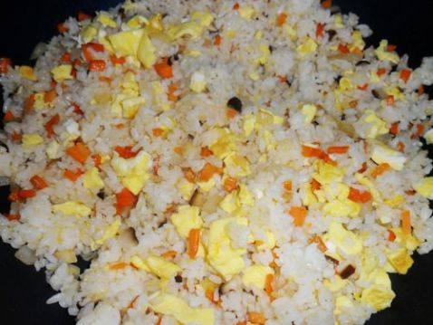 葱香焗饭步骤5