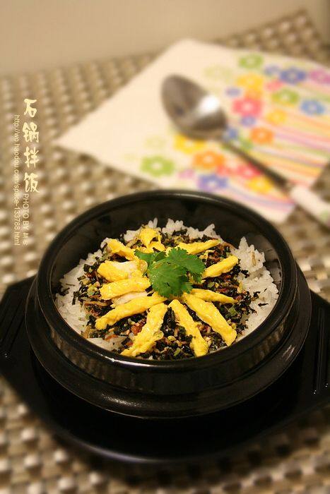 石锅拌饭步骤7
