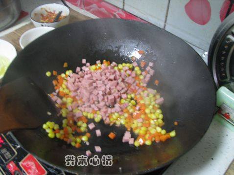 多彩炒饭步骤8