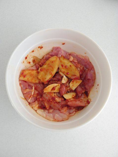 泡菜鸡腿饭步骤2