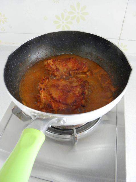 泡菜鸡腿饭步骤9