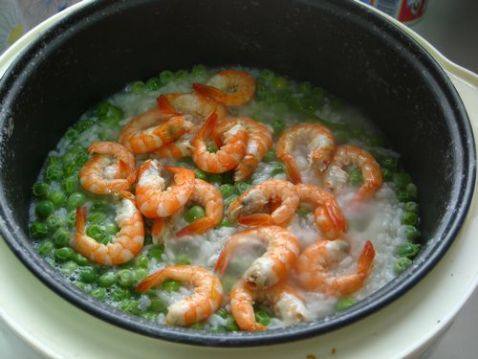虾仁青豆饭步骤7