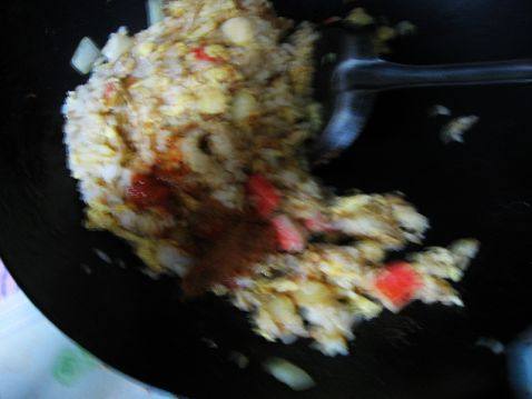 叻沙酱炒饭步骤4