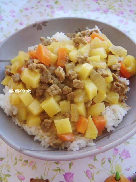 饭遭殃的【咖喱牛肉土步骤11