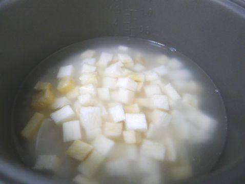 腊肠山药二米饭步骤5