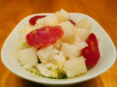 腊肠山药二米饭步骤7