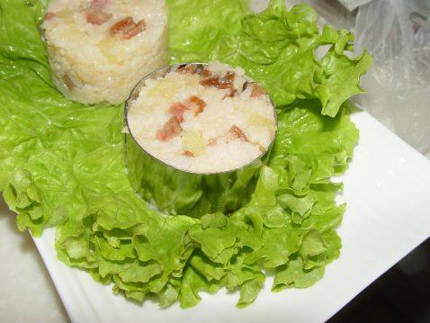土豆腊肉饭步骤9