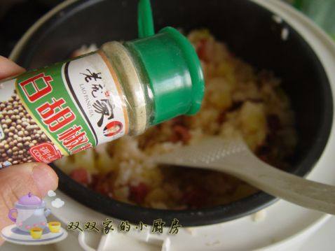 土豆腊肉饭步骤8