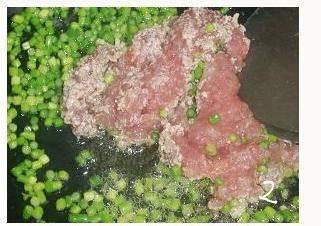 蒜苔肉酱炒饭步骤4
