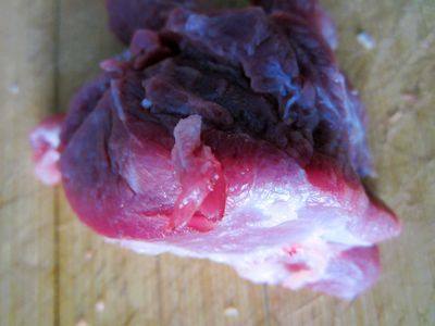 榨菜肉丝炒高粱米饭步骤2