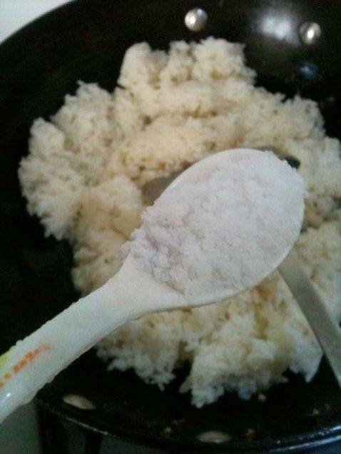 鲍虾什锦炒饭步骤8