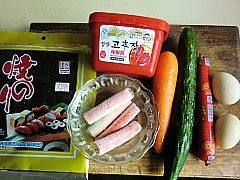 韩式辣酱紫菜包饭步骤2