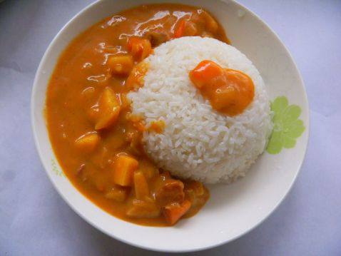 三分钟咖喱牛肉饭步骤4