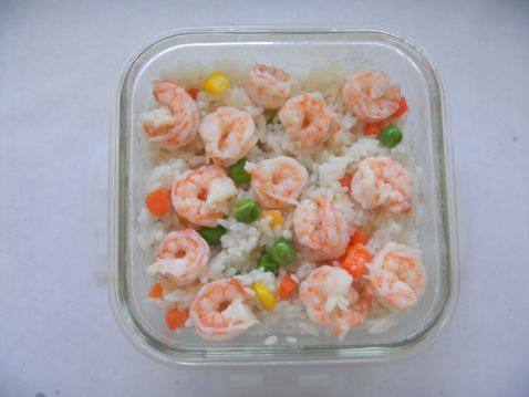 虾仁杂蔬焗饭步骤4