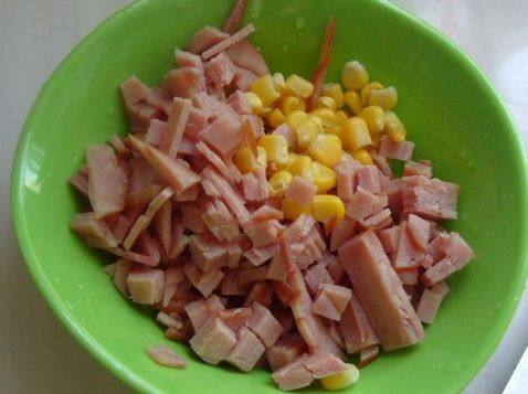 腰果火腿炒饭步骤4