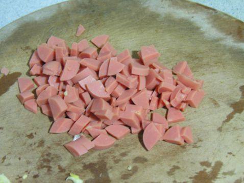 玉米鸡蛋火腿饭步骤1