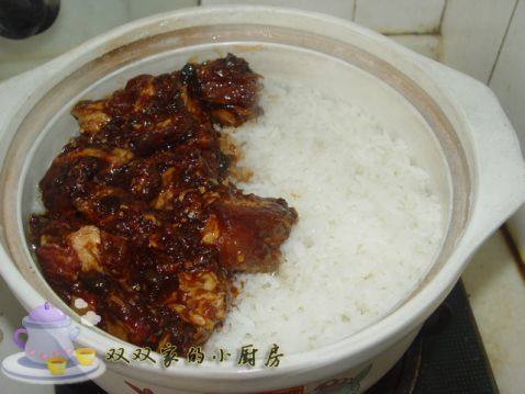 排骨腊味煲仔饭步骤5