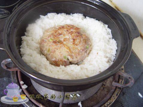 猪肉窝蛋煲仔饭步骤8