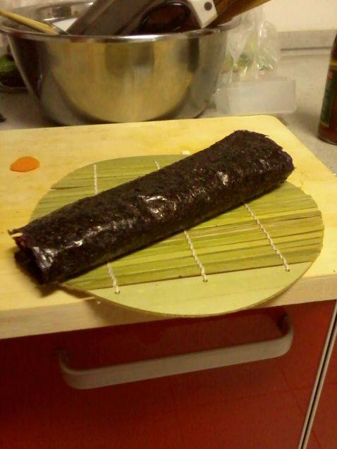 小紫鱼～～紫菜包饭步骤3