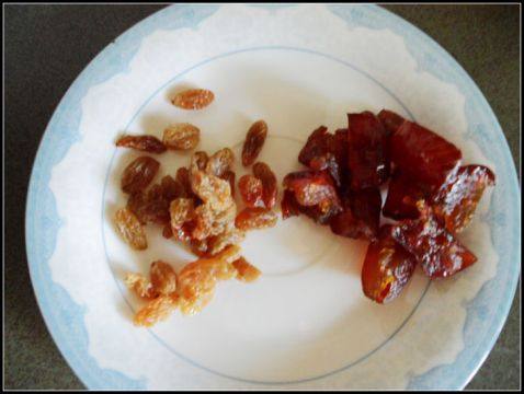 肉松果脯饭团步骤2