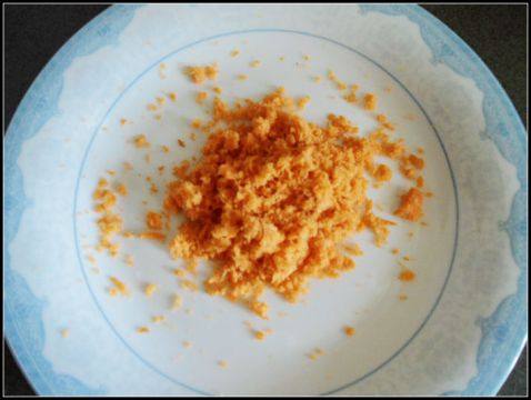 肉松果脯饭团步骤6