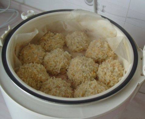鸡肉鲜疏米饭团步骤6