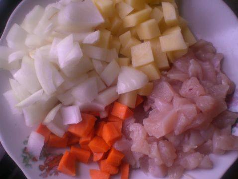 鸡肉啫喱饭步骤2