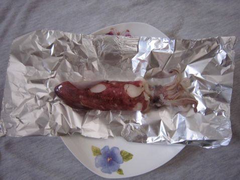 营养的彩色鱿鱼饭步骤7