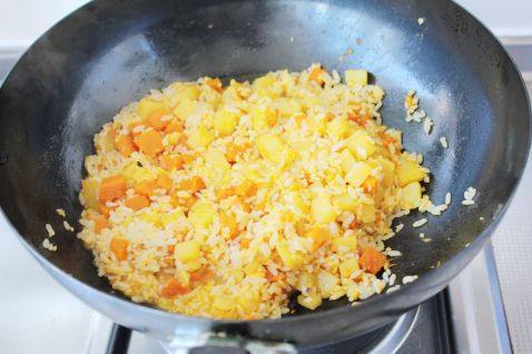 黑椒土豆南瓜腊肠饭团步骤13