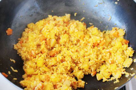 黑椒土豆南瓜腊肠饭团步骤14