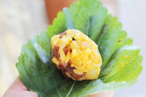 黑椒土豆南瓜腊肠饭团步骤16