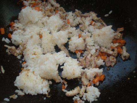 爬虾炒饭步骤5