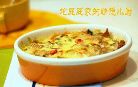 意式培根焗饭步骤9