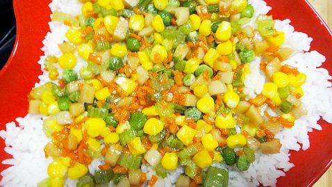 蝶舞花香米饭步骤8