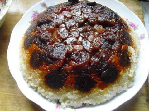夹砂肉果香糯米饭步骤8